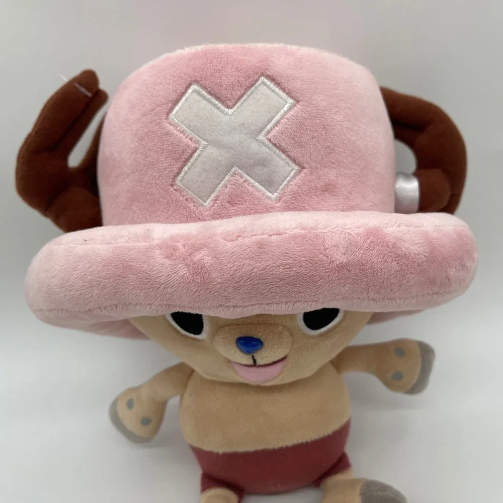 One Piece Tony Tony Chopper Plush Pink Hat Anime Stuffed Toy Character 8 Inch
